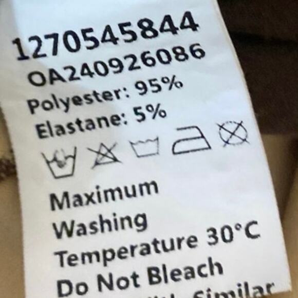 Commense Women's Cream Brown Colorblock Turtleneck Long Sleeve Sweater Top Sz M - Picture 4 of 4